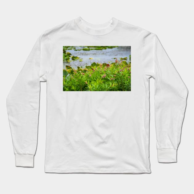 Monarchs at Lunch Long Sleeve T-Shirt by srosu